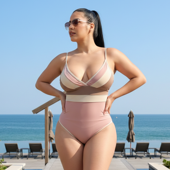 TRAJE DE BAÑO CON FAJA MODA RBTC3300