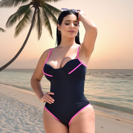 TRAJE DE BAÑO CON FAJA CASUAL RBTC9025
