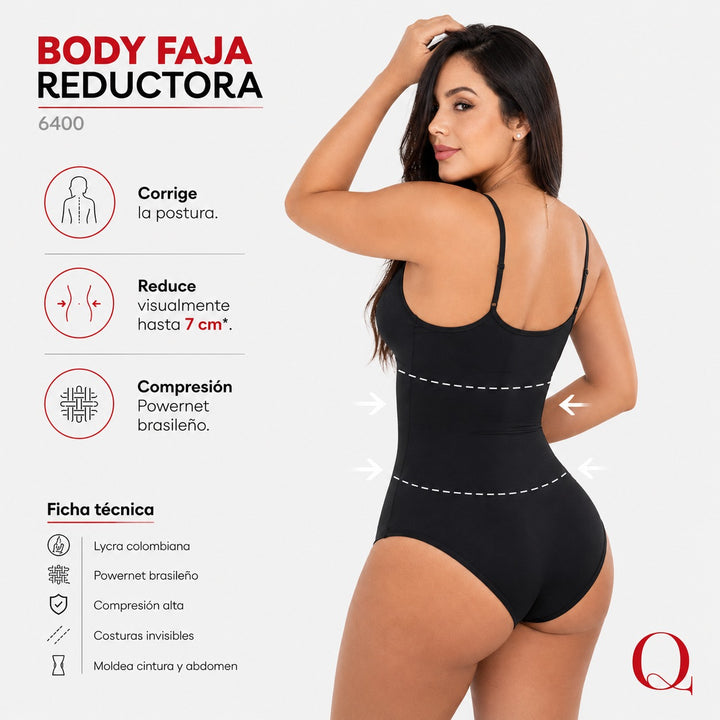 BODY FAJA REDUCTOR MANGA CERO BASIC 6400