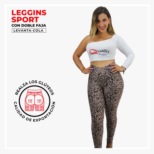 Leggins con Faja Levanta Glúteos