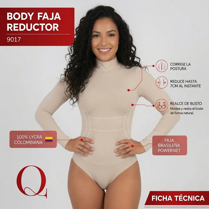 BODY FAJA REDUCTOR COLOMBIANO - TACTO ALGODÓN 9017