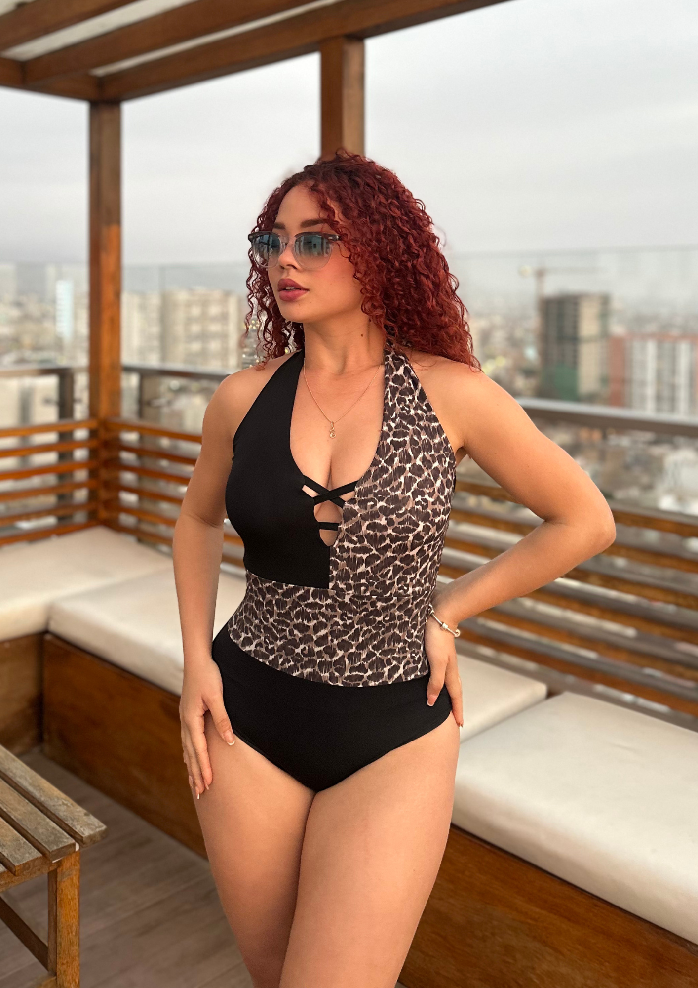 TRAJE DE BAÑO CON FAJA COLOMBIANO - RBTC9090