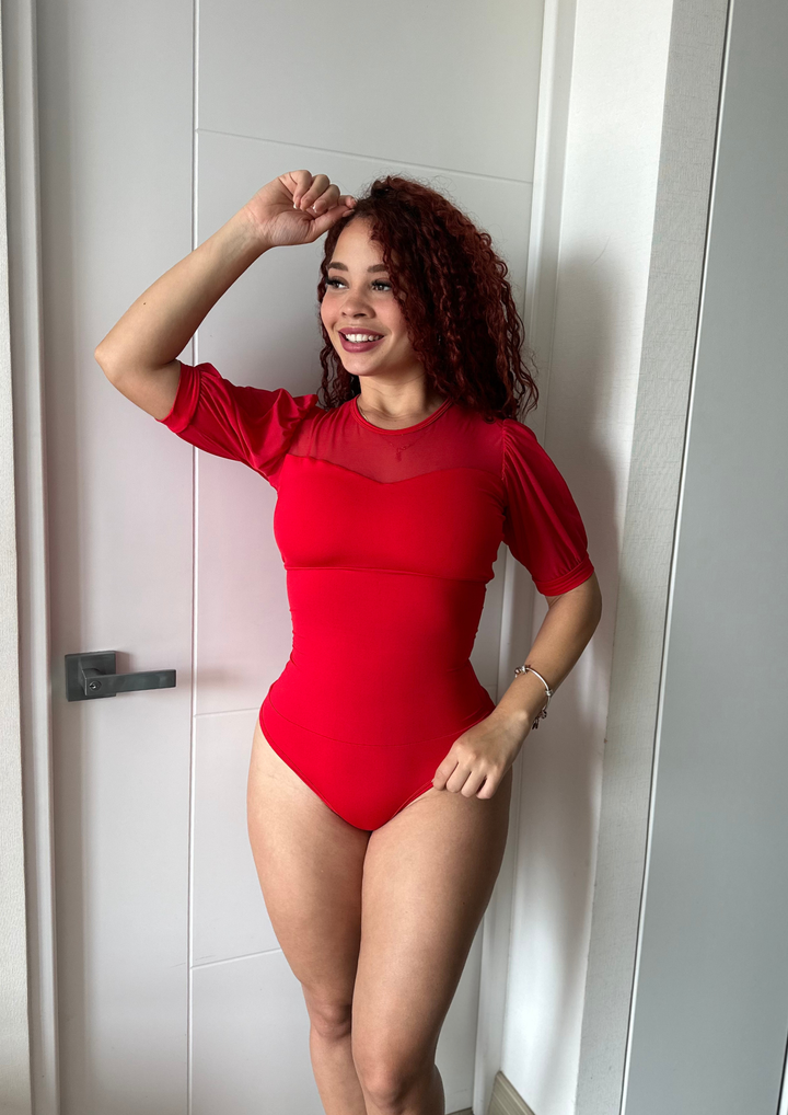 Body Faja Reductor Algodón 9019 ROJO STAR