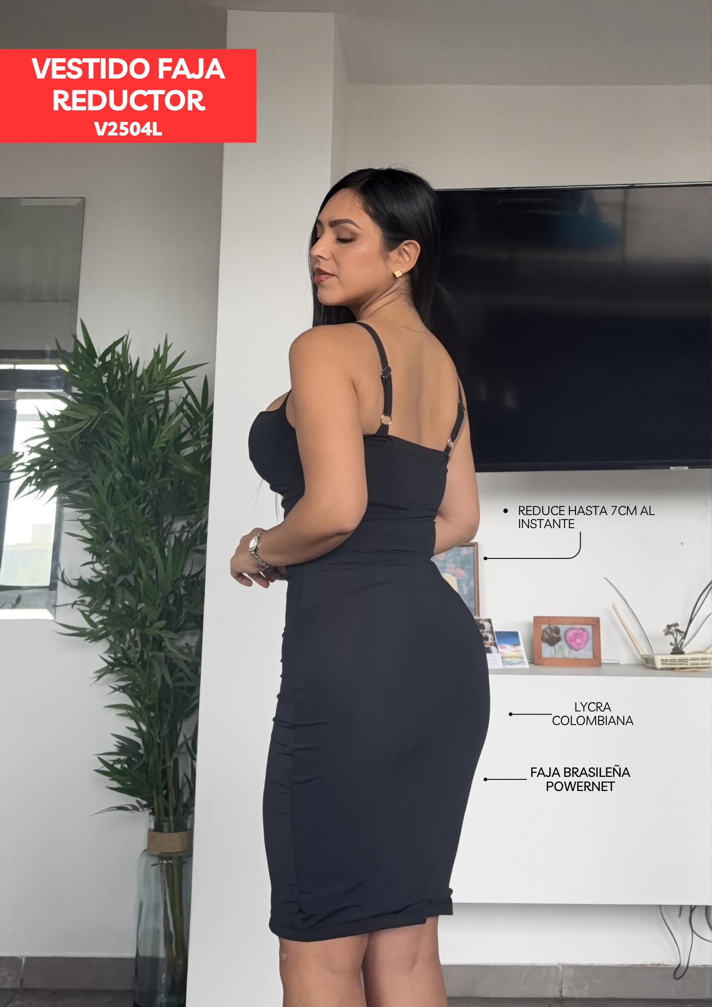 VESTIDO FAJA EXCLUSIVE V2504L