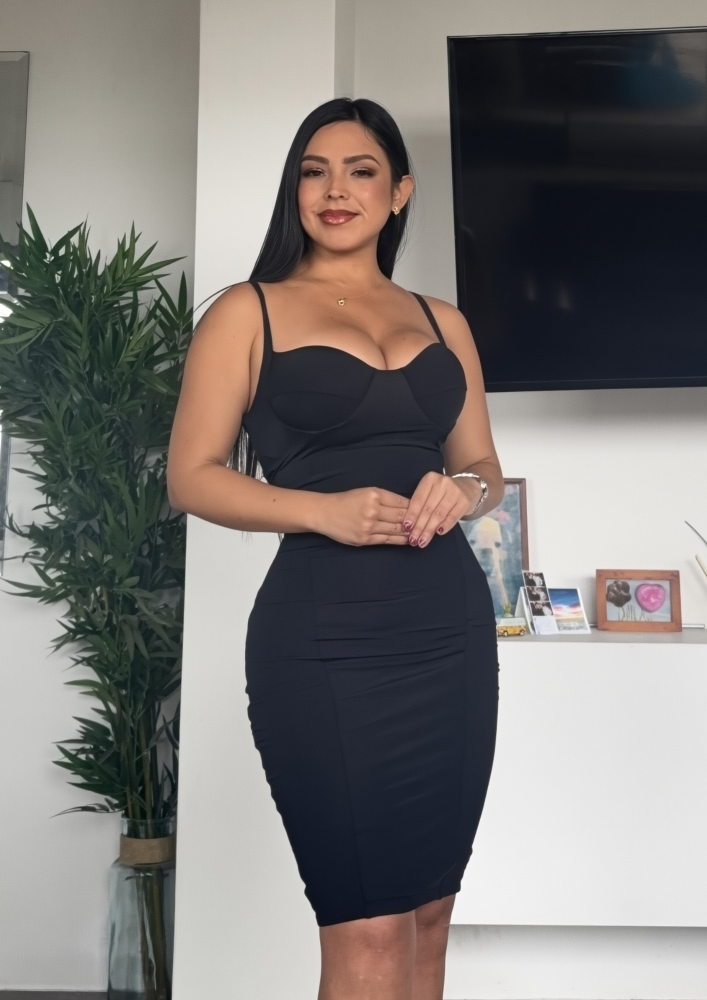 VESTIDO FAJA EXCLUSIVE V2504L